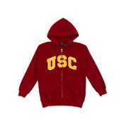 USC Trojan Basics Youth Heritage Tackle Twill Full Zip Hoodie